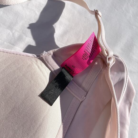 La Senza Strappy Push Up Bra Womens Small Pastel Pink Wireless - Picture 4 of 4